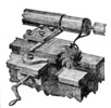 Image of bogie support for lathe