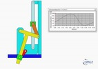 Six bar linkage. Inverted slider crank in series with a slider crank –2 (Variant 5)_SolidWorks
