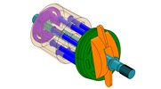 WRL-file for the model "axial piston pump with oblique disk"