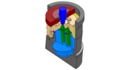 WRL-file for the model "pump with axial pistons"