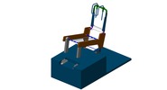 WRL-file for the model "motor vehicle seat with removable headrest"