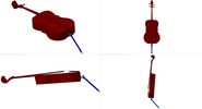 Vierfachansicht welche den Mechanismus mit der dmgId 3061025 in Position P00 zeigt