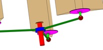 Quadruple view showing a mechanism named windmill