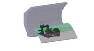 WRL-file for the model "device for lifting snow blade"