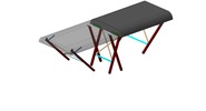 WRL-file for the model "folding massage table"