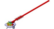 ISO-view showing a mechanism named electric hedge trimmer in position P0