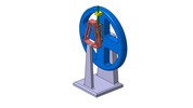WRL-file for the model "slide mechanism, the four-element rotary cylinder"