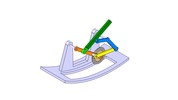 WRL-file for the model "mechanism of the landing gear"