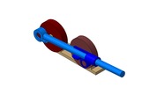 WRL-file for the model "sliding mechanism and levers of the shear"
