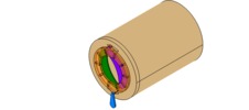 WRL-file for the model "slide mechanism and levers of the diaphragm of the camera"