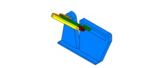WRL-file for the model "a slider-crank mechanism with pantograph"