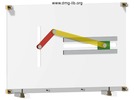 Video showing a mechanism named slider-crank mechanism, adjustable slip