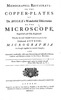 Hooke - MicrographiaRestaurata - front page