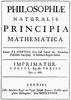 Newton - Principa - front page