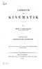 Reuleaux - Theoretische Kinematik - front page