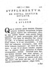 Euler - Supplementum - Buchseite