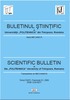 Cover of the Scientific Bulletin of the University 