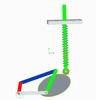 Cam Mechanism Driven by a Linkage_CAD_model