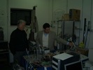 photo of Bernard Roth Visiting LARM with dr Carbone in 2005