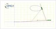 Six bar linkage. Slider crank kinematic chain connected in parallel with a slider crank -2 (Variant 1)