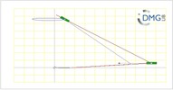 Six bar linkage. Slider crank kinematic chain connected in parallel with a slider crank -2 (Variant 11)
