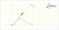 Six bar linkage. Inverted slider crank kinematic chain connected in parallel with a four bar linkage -1 (Variant 6)