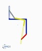 Six bar linkage. Inverted slider crank in series with a slider crank –1 (Variant 7)_ProE