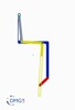 Six bar linkage. Inverted slider crank in series with a slider crank –1 (Variant 9)_ProE