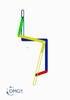 Six bar linkage. Inverted slider crank in series with a slider crank –1 (Variant 11)_ProE
