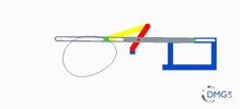 Six bar linkage. Slider crank kinematic chain connected in parallel with a slider crank-1 (Variant 1)_ProE