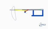 Six bar linkage. Slider crank kinematic chain connected in parallel with a slider crank-1 (Variant 9)_ProE