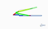 Six bar linkage. Slider crank kinematic chain connected in parallel with a slider crank  -3 (Variant 3)_ProE