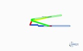 Six bar linkage. Slider crank kinematic chain connected in parallel with a slider crank  -3 (Variant 5)_ProE