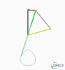 Six bar linkage. Inverted slider crank kinematic chain connected in parallel with a four bar linkage -2 (Variant 7)_ProE