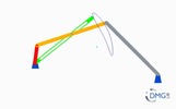 Six bar linkage. Inverted slider crank kinematic chain connected in parallel with a four bar linkage -4 (Variant 12)_ProE