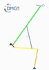Six bar linkage. RRR kinematic chain connected in parallel with a four bar linkage -3 (Variant 4)_ProE