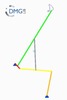 Six bar linkage. RRR kinematic chain connected in parallel with a four bar linkage -3 (Variant 5)_ProE