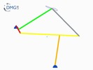 Six bar linkage. RRR kinematic chain connected in parallel with a four bar linkage -3 (Variant 11)_ProE