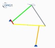 Six bar linkage. RRR kinematic chain connected in parallel with a four bar linkage -3 (Variant 12)_ProE