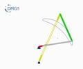 Six bar linkage. RRR kinematic chain connected in parallel with an inverted slider crank -1 (Variant 6)_ProE