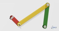 slider-crank mechanism, development from crank-rocker mechanism