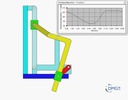 Six bar linkage. Inverted slider crank in series with a slider crank –1 (Variant 7)_SolidWorks