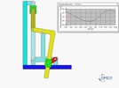 Six bar linkage. Inverted slider crank in series with a slider crank –1 (Variant 9)_SolidWorks