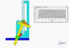 Six bar linkage. Inverted slider crank in series with a slider crank –2 (Variant 1)_SolidWorks