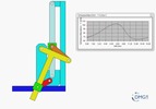 Six bar linkage. Inverted slider crank in series with a slider crank –2 (Variant 4)_SolidWorks