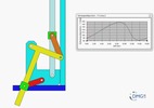 Six bar linkage. Inverted slider crank in series with a slider crank –2 (Variant 7)_SolidWorks