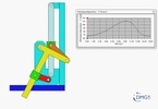 Six bar linkage. Inverted slider crank in series with a slider crank –2 (Variant 13)_SolidWorks