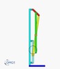 Six bar linkage. Slider crank kinematic chain connected in parallel with an inverted slider crank -2 (Variant 5)_SolidWorks
