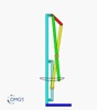 Six bar linkage. Slider crank kinematic chain connected in parallel with an inverted slider crank -2 (Variant 6)_SolidWorks