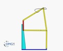 Six bar linkage. RRR kinematic chain connected in parallel with a four bar linkage -1 (Variant 13)_SolidWorks